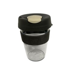 KeepCup Original Milk M 340 ml s šedým viečkom na pitie nápojov so sebou