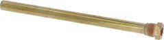 Sensor-Sockel M12x146 mm, laang Messingstaang mat Gewandenn.
