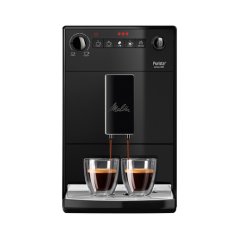 Melitta Purista Pure Black - automatinis kavos aparatas su tyliuoju malūnėliu