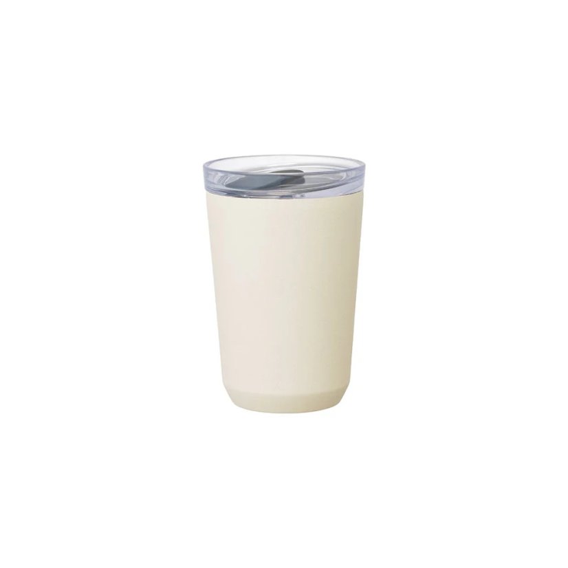 Tasse isotherme blanche Kinto To Go Tumbler d'une capacité de 360 ml.