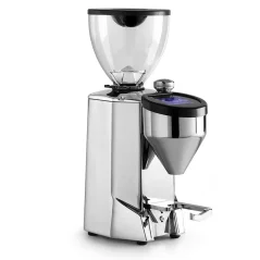 Elektrický mlynček Rocket Espresso FAUSTO 2.1 v chrómovom prevedení.