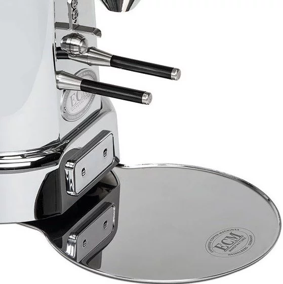 Detail of the ECM V-Titan 64 coffee grinder