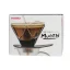 Presseur noir Hario V60 One Pour Dripper Mugen qui permet de préparer du café avec la méthode Clever Dripper.