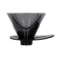 Porte-filtre noir Hario V60 One Pour Dripper Mugen, adapté pour la méthode de préparation Clever Dripper.