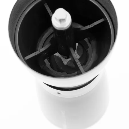 Manual coffee grinder Hario Mini Mill Slim Pro in silver, ideal for travel.