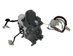 Mechanismus vum Kapselausgank mat Plastikkierper, Fiedere a Bündel faarweger Drot Mechanismus vum Kapselausgank mat Plastikkierper, Fiedere a Bündel faarweger Drot