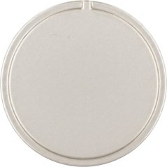 Bedéngungsknäppchen New Tech Indesit Ø 37 mm, rond beige Knäppchen, vu vir op der glater Fläch gesinn.