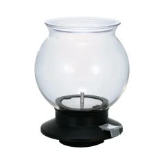 Čierny prekapávač na čaj Hario Largo Dripper, ideálny na prípravu lahodného čaju.