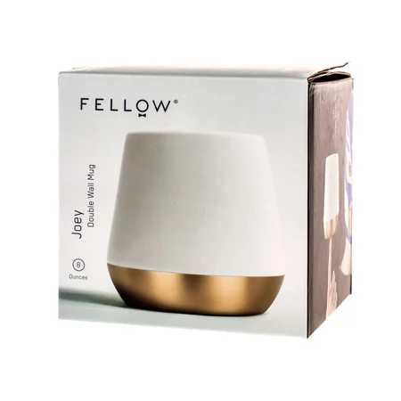 White Fellow Joey Mug with a capacity of 240 ml, ideal for filtered coffee.