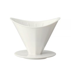Dripper céramique blanc Kinto OCT 4 tasses - porcelaine japonaise