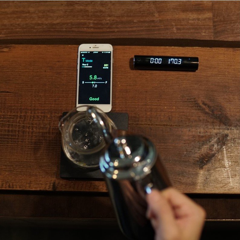 Hiroia Jimmy barista scale with mobile app