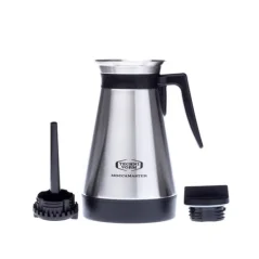 Üveg pótalkatrészkancsó Technivorm Moccamaster 1,25 liter űrtartalommal, otthoni kávéfőzőkhöz alkalmas.