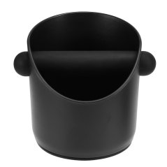 Ecocoffee Kaffeeklopfer schwarz aus Kunststoff mit rutschfester Unterlage