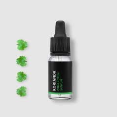 Essential oil Coriander Seed, 10 ml, 100% natural and certified organic.