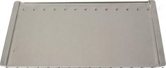 Plack glat Aluminium 460x330mm, mat enger Rei klenge Bohrungen laanscht ee Rand. Plack glat Aluminium 460x330mm, mat enger Rei klenge Bohrungen laanscht ee Rand.