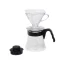 Hario sada V60-02 Pour Over Kit plastový čirý