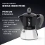 Description of the shape of the Bialetti New Moka Induction coffee maker