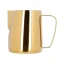 Gold Barista Space milk pitcher with a capacity of 600 ml, ideal for latte art enthusiasts.