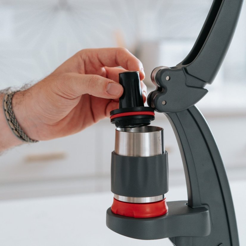 Grey Flair Neo Espresso machine.