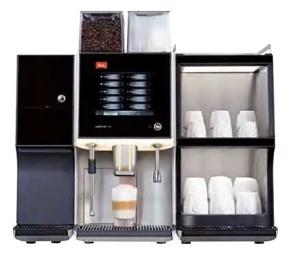 Profesionálny automatický kávovar Melitta Cafina XT6 s funkciou výdaja horúcej vody.