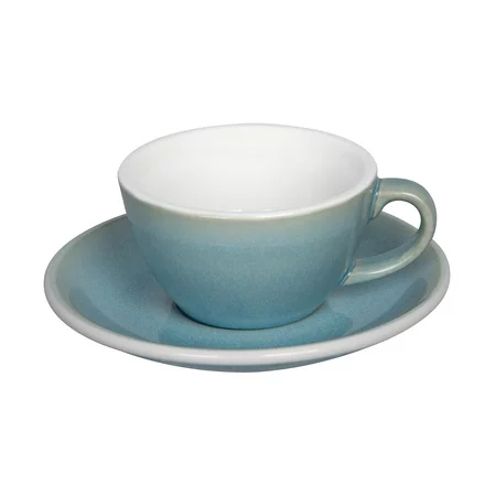 Loveramics Egg - Flat White šálka a podšálka 150 ml - ľadovo modrá