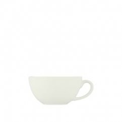 Vintage white cup for cappuccino
