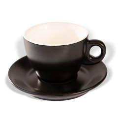 ClubHouse cup and saucer Giacinto, 300 ml, mat black