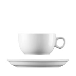 weiße Josefine-Tasse für Cappuccino