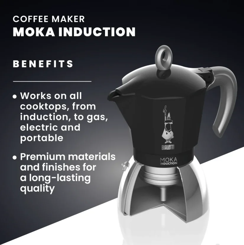 Výhody použitia kanvice Bialetti Moka Induction.