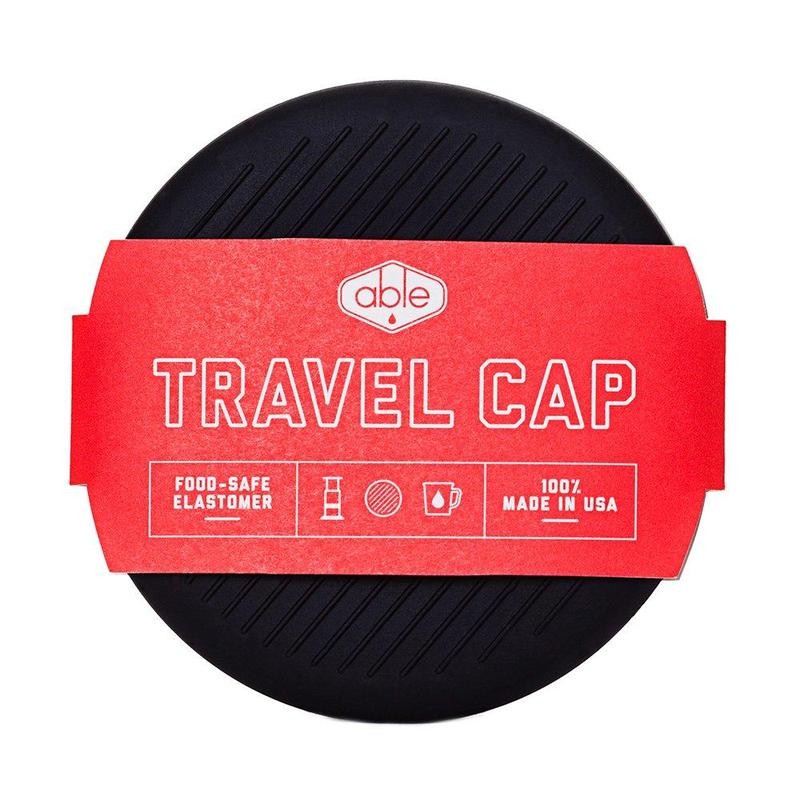 Able Travel Cap para Aeropress Color : Negro