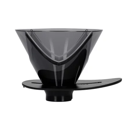 Porte-filtre noir Hario V60 One Pour Dripper Mugen, adapté pour la méthode de préparation Clever Dripper.