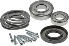 Lager Set BOSCH 00172686, zwee Kugellager, e gummierte Dichtungsrank, e Rimmchen an e Sat Schrauwen Lager Set BOSCH 00172686, zwee Kugellager, e gummierte Dichtungsrank, e Rimmchen an e Sat Schrauwen