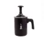 Milk frother in black by Bialetti Tuttocrema with a capacity of 166ml on a white background