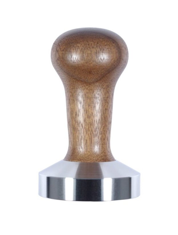 Tamper classique Heavy Ořech avec une base de 55 mm.