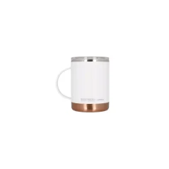White Asobu Ultimate Coffee Mug with a 360 ml capacity and double-wall insulation, ideal for travel. White Asobu Ultimate Coffee Mug with a 360 ml capacity and double-wall insulation, ideal for travel.