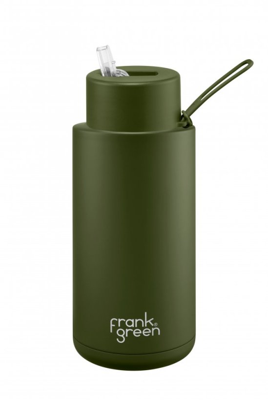 Frank Green Ceramic Khaki Straw Lid 1000 ml
