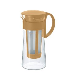 Hario Mizudashi fľaša na studenú kávu 600 ml v béžovej farbe.