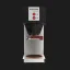 Profesionálny prekvapkávač kávy Fetco CBS-2121 vo striebornej farbe, vhodný pre použitie v kaviarňach a reštauráciách.