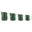 Comparison of all available sizes of green Perfect Moose jugs. Comparison of all available sizes of green Perfect Moose jugs.