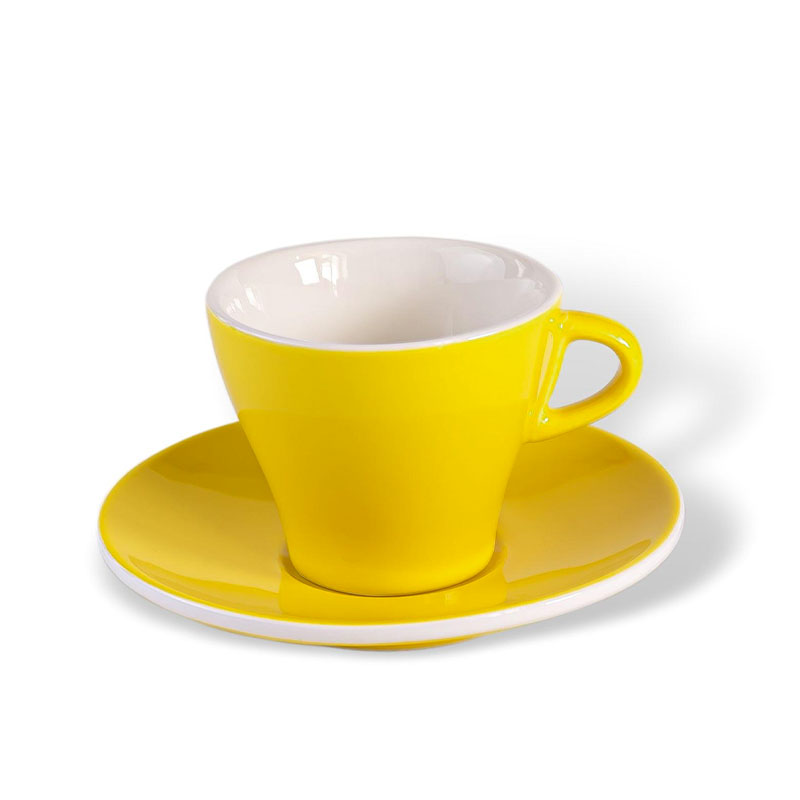 ClubHouse cup and saucer Gardenia, 170 ml, yellow