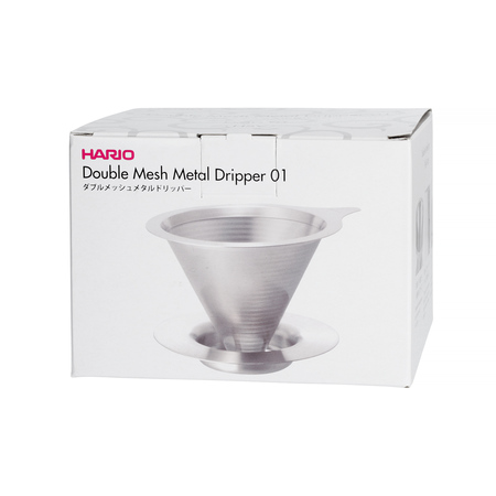 Hario Double Mesh Metal Dripper V60-01