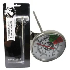 Termometer til skumning af mælk fra Rhinowares inkluderet med original emballage.
