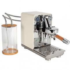 Machine à café à levier ECM Puristika PID Olive pour usage domestique.