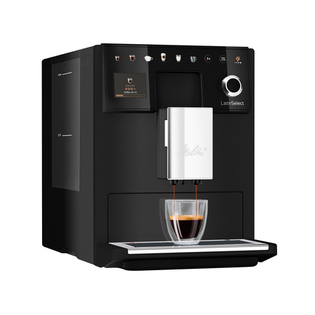 Melitta LatteSelect Facelift Frosted Black - machine à café automatique