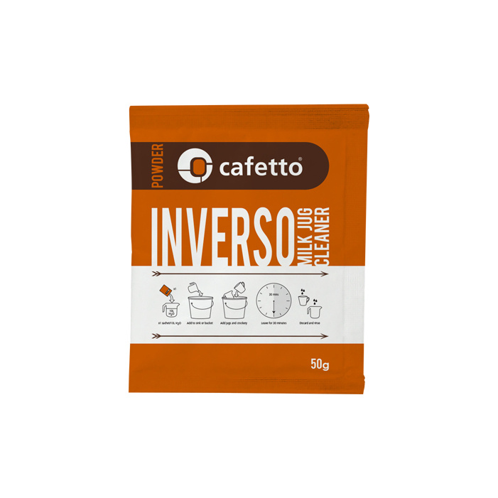 Cafetto Inverso cleaner for cleaning milk pitchers. Package of 50 grams.
