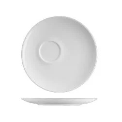 White Isabelle saucer, diameter 16 cm