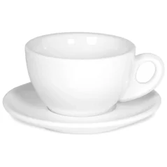 Tasse et soucoupe Rosa, 300 ml, blanche