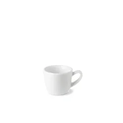 White porcelain cup by G Benedikt, model Optimo, with a capacity of 80 ml.