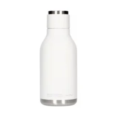 Termo botella Asobu Urban Water Bottle con capacidad de 460 ml en color blanco, ideal para la hidratación diaria en movimiento.