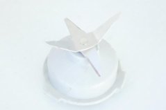 Cutter Messer Smeg 690075124, wäisse Plastikdeckel mat engem kräizfërmege Metallmesser uewen. Cutter Messer Smeg 690075124, wäisse Plastikdeckel mat engem kräizfërmege Metallmesser uewen.